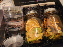 Load image into Gallery viewer, LittleBlaqBox - Crafts &amp; Game Date Night Box includes Cider Cocktail in a Jar &amp; Create something to remember
