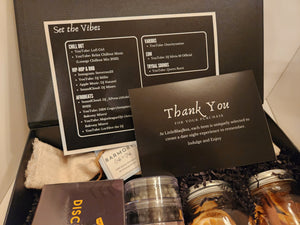 LittleBlaqBox - Crafts & Game Date Night Box includes playlist recommendations and Business spotlight